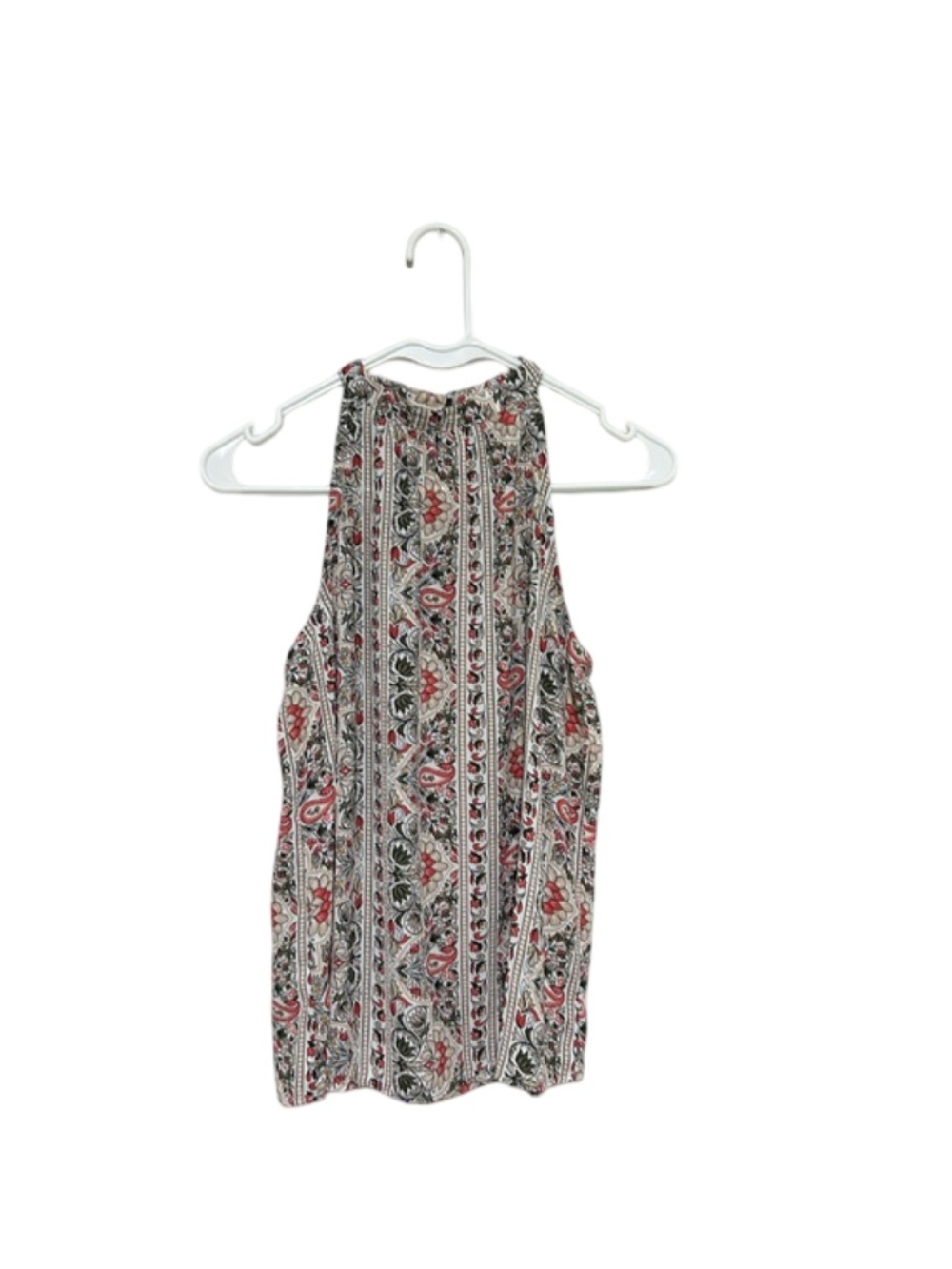 LOFT Ann Taylor Pattern High Neck Tank Blouse‎ Size Extra Small